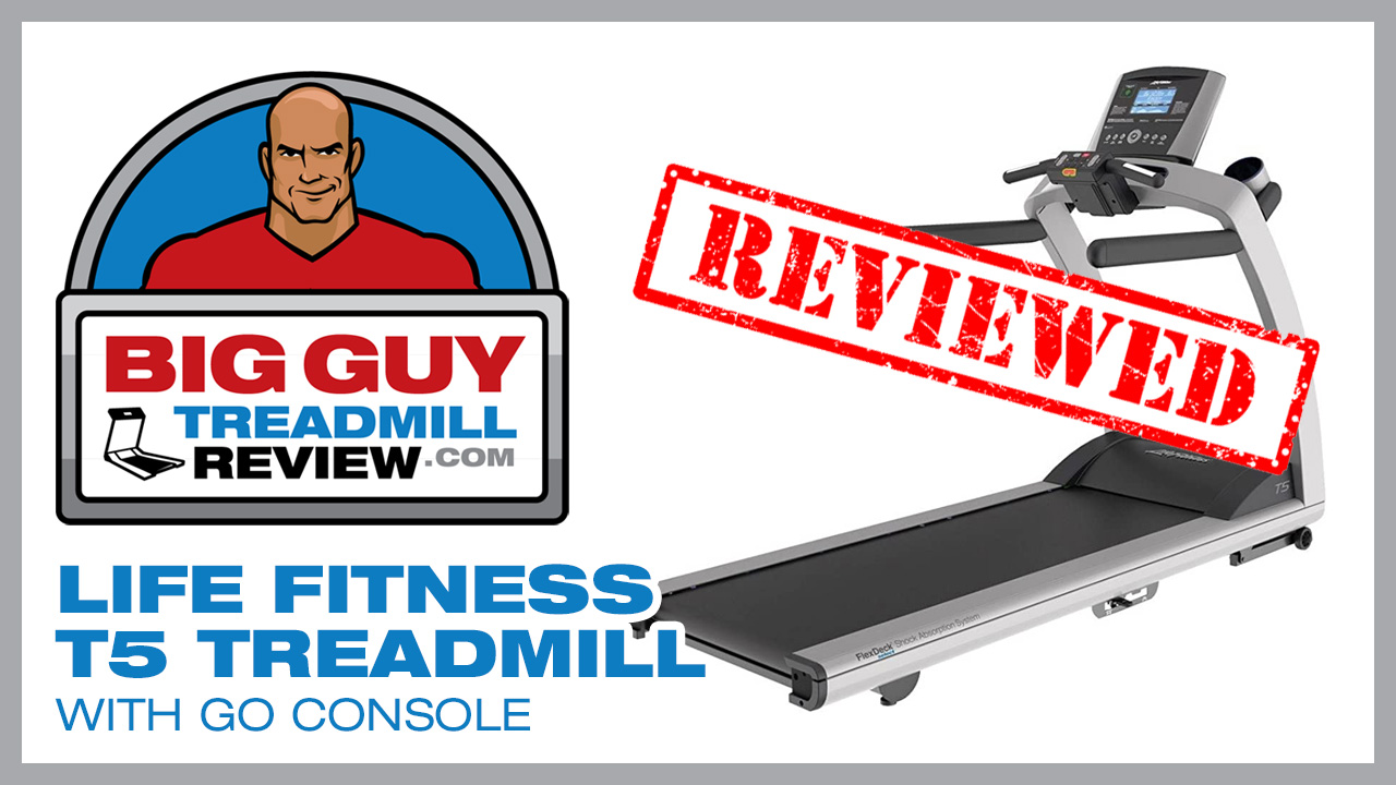 Life fitness t5 discount treadmill with go console