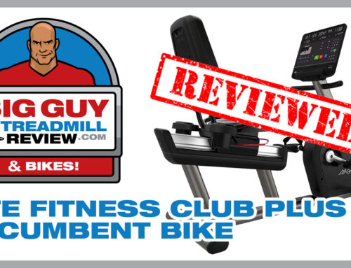 Life Fitness Club Series+ Recumbent Bike not built, or priced for a home gym