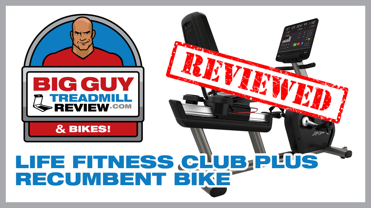 Life Fitness Club Series+ Recumbent Bike not built, or priced for a home gym
